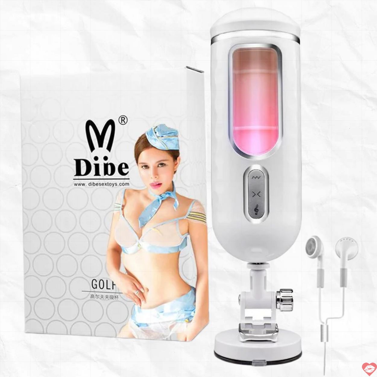 Âm Đạo Giả Tự Động Dibe Golf Rung Thụt Gắn Tường Mạnh Mẽ 
