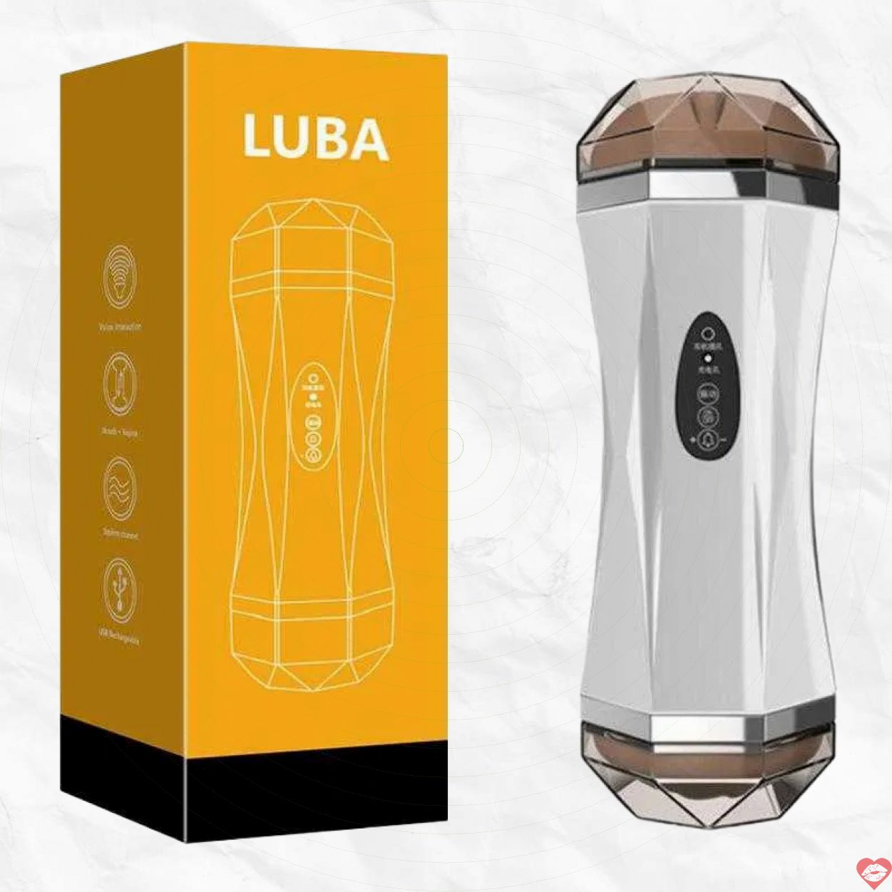 Âm Đạo Giả 2 Đầu Jiuai Luba Chính Hãng Cao Cấp Đa Năng 