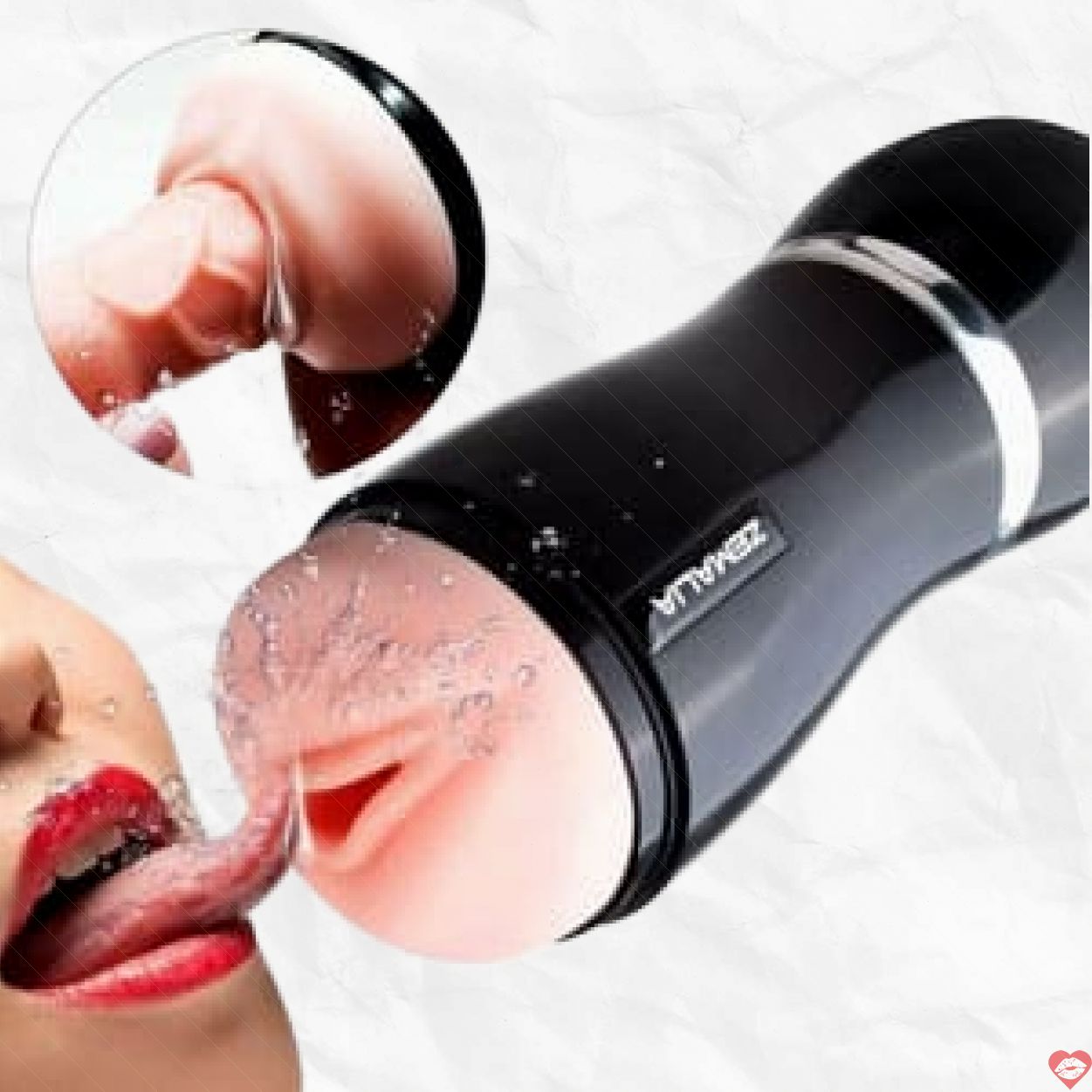 Cốc Thủ Dâm Cầm Tay Kiểu Âm Đạo Giả Zemalia Luna Cao Cấp