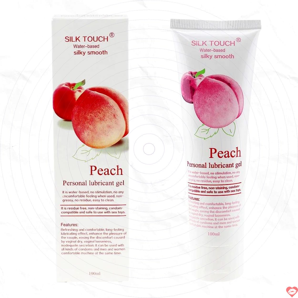 Gel Bôi Trơn Silk Touch Hương Đào 100ml