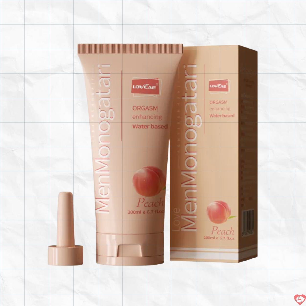 Gel Bôi Trơn MenMonogatari Hương Đào 200ML