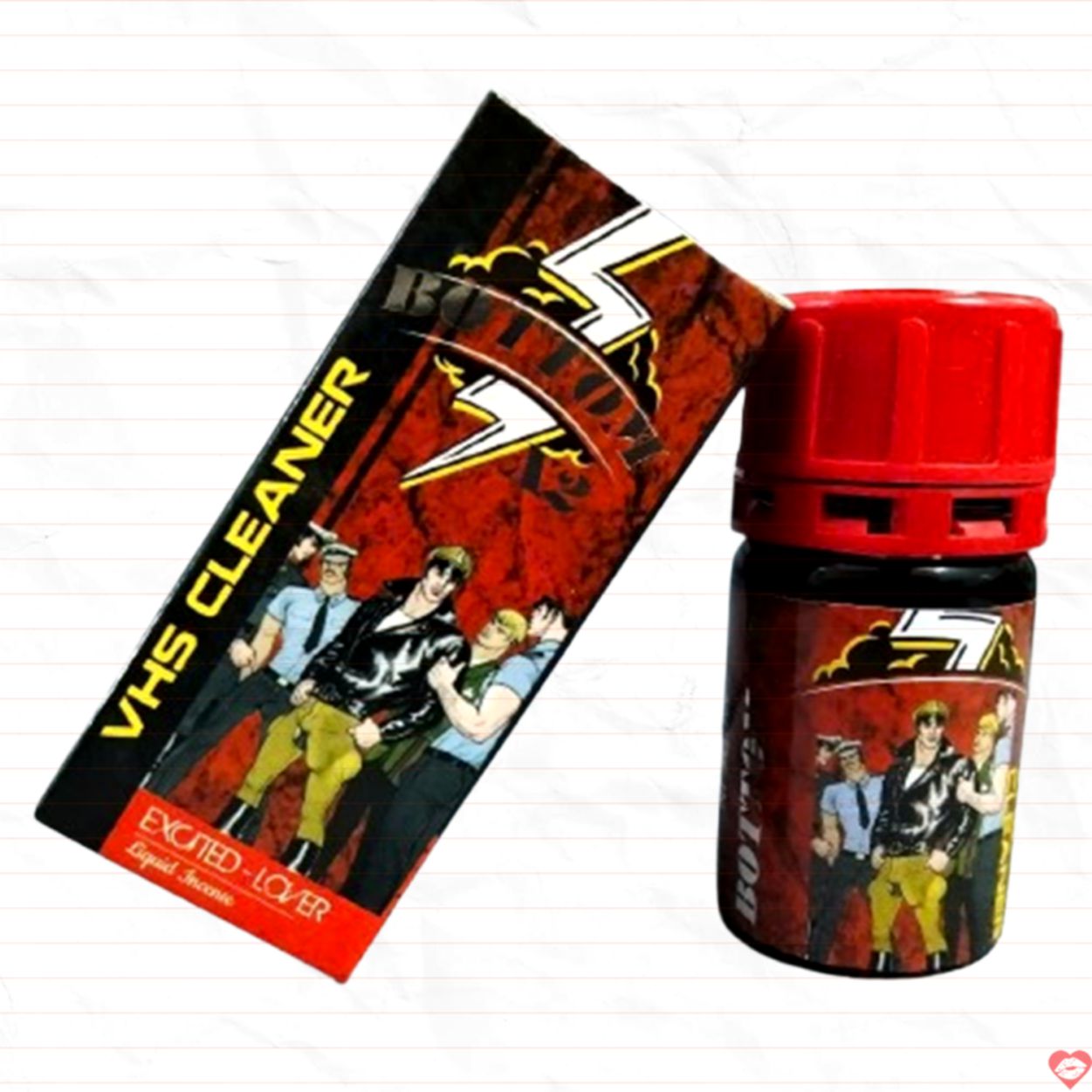 Popper VHS Cleaner Bottom X2 40ml Chai Tròn Chính Hãng Cho Bot