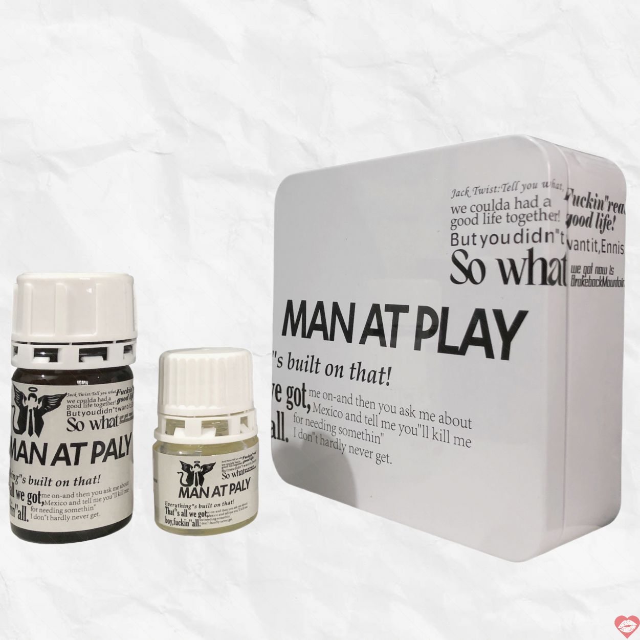 Popper Man At Play Trắng Set 40ml + 20ml Cực Mạnh