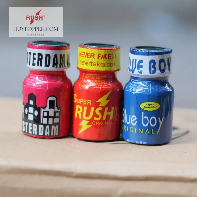 Combo 3 chai Popper Amsterdam Rush