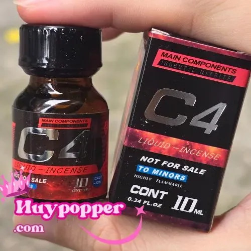 Popper C4 đỏ 10ml Luxury