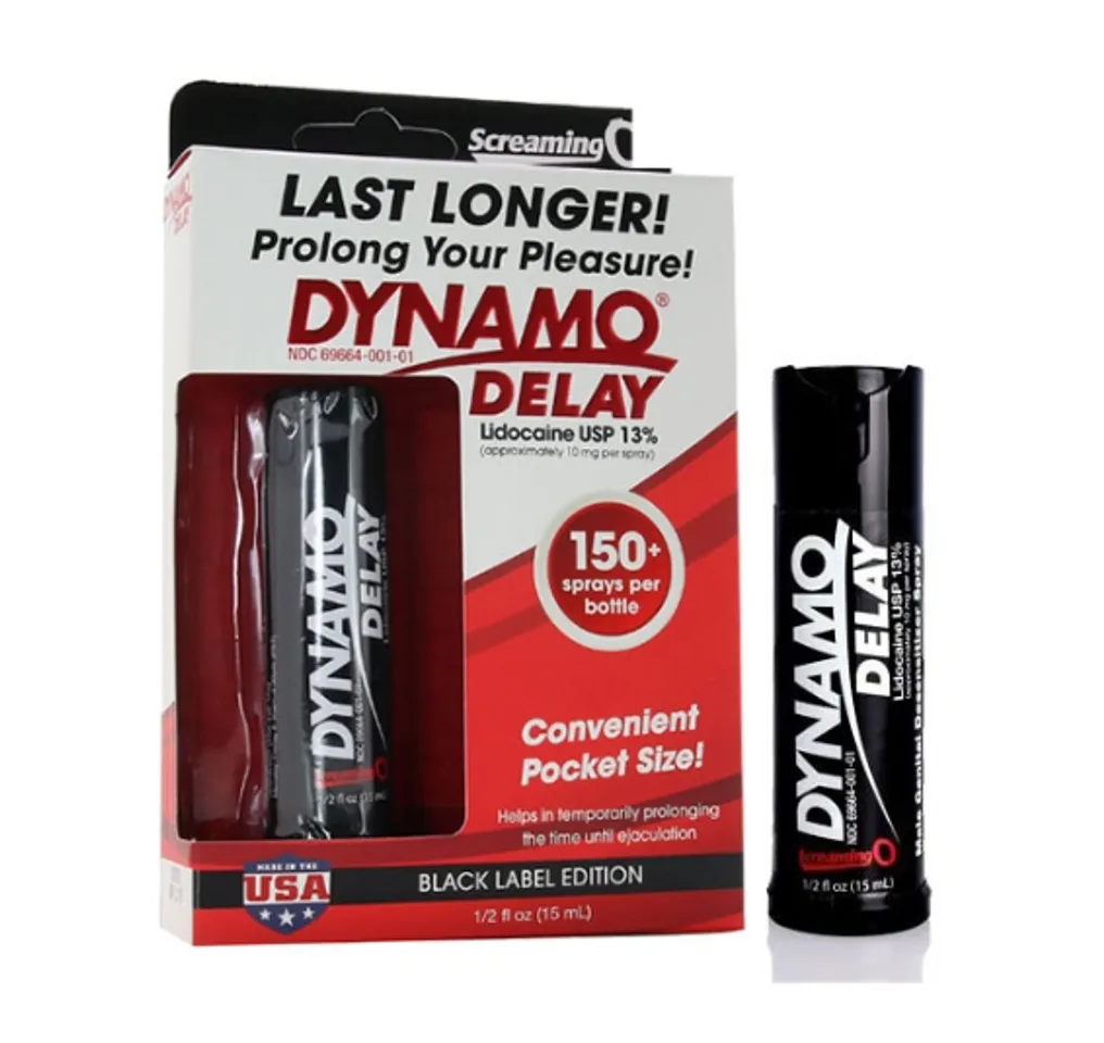 Chai Xịt USA Dynamo Delay Black Label Edition – Kéo Dài Thời Gian – 15ml