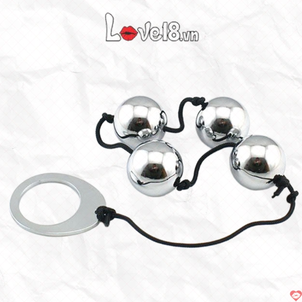 Chuỗi bi inox mát xa hậu môn cao cấp dễ chịu sảng khoái 
