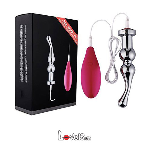 Cây Rung Kích Điện Massage Hậu Môn Bằng Inox 304
