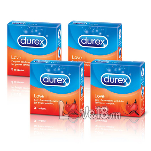 Bao Cao Su Nhiều Chất Bôi Trơn Durex Love –