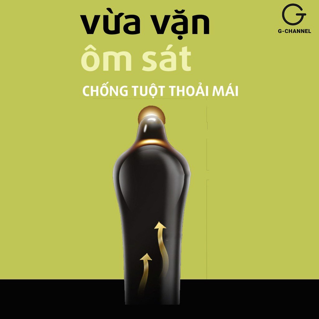 Bao cao su Kimono Vàng - Siêu mỏng 0.02mm - Hộp 12 cái