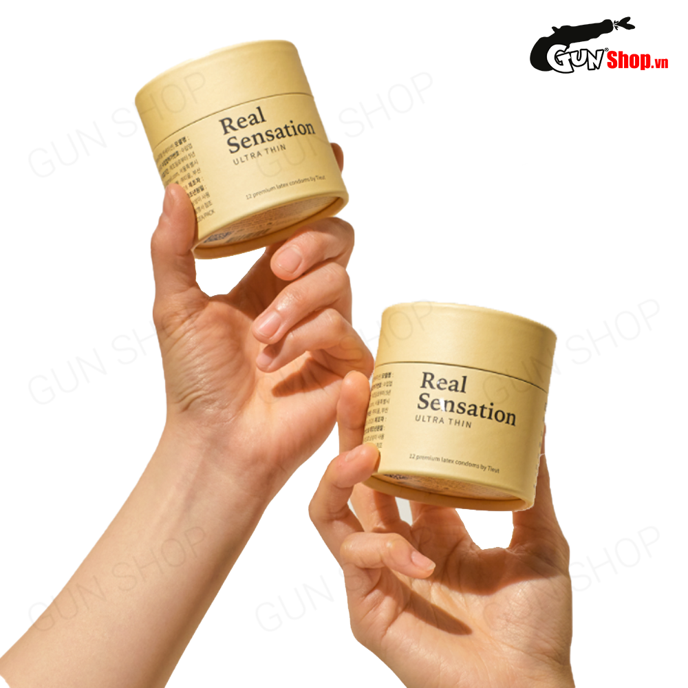 Bao cao su Real Sensation Ultra Thin - Siêu mỏng - Hộp 12 cái