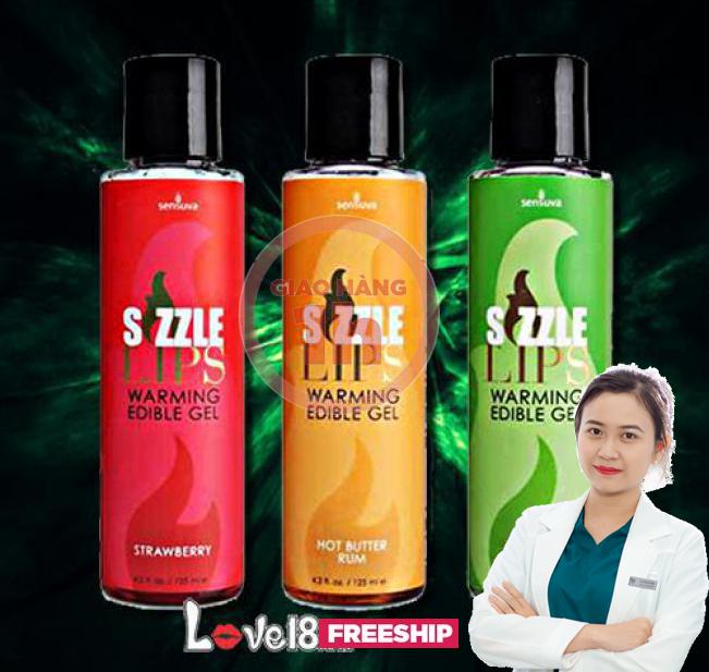  Kho sỉ Dầu Massage Làm Nóng Cơ Thể Nếm Được Sensuva Sizzle Lips  giá tốt 
