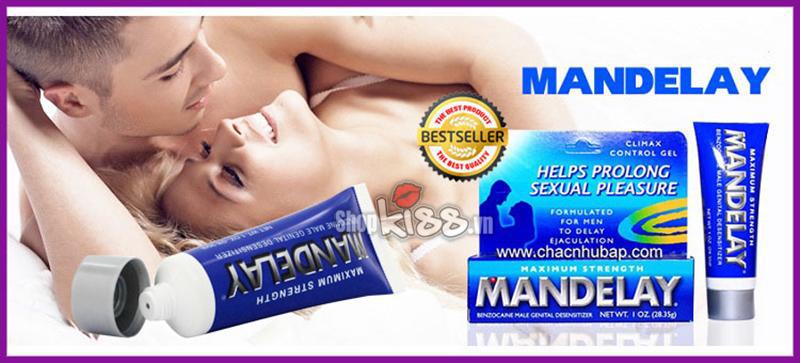 Gel bôi trơn chống xuất tinh Mandelay