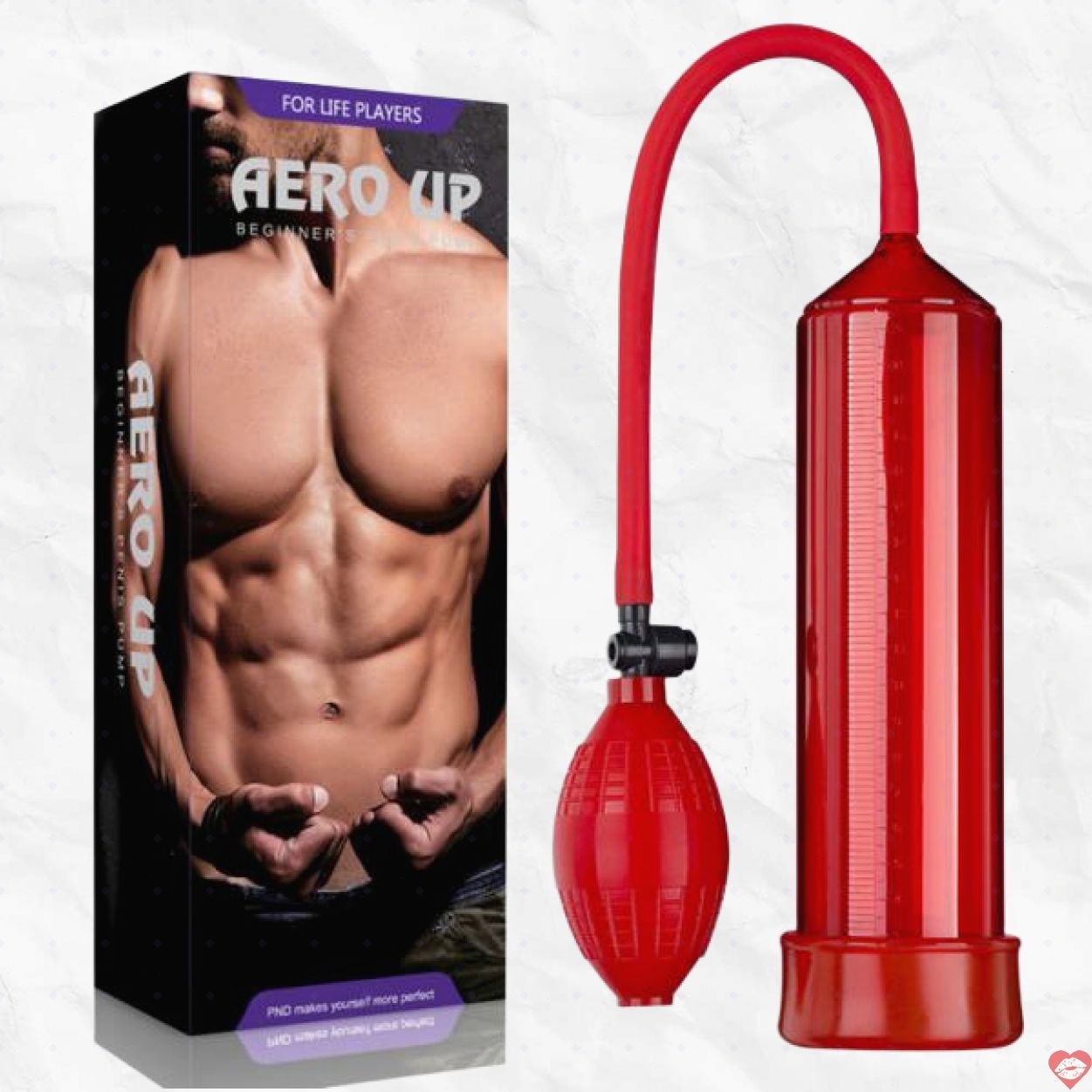 Máy tập tăng kích thước dương vật Aero Up Red cải thiện hiệu quả 
