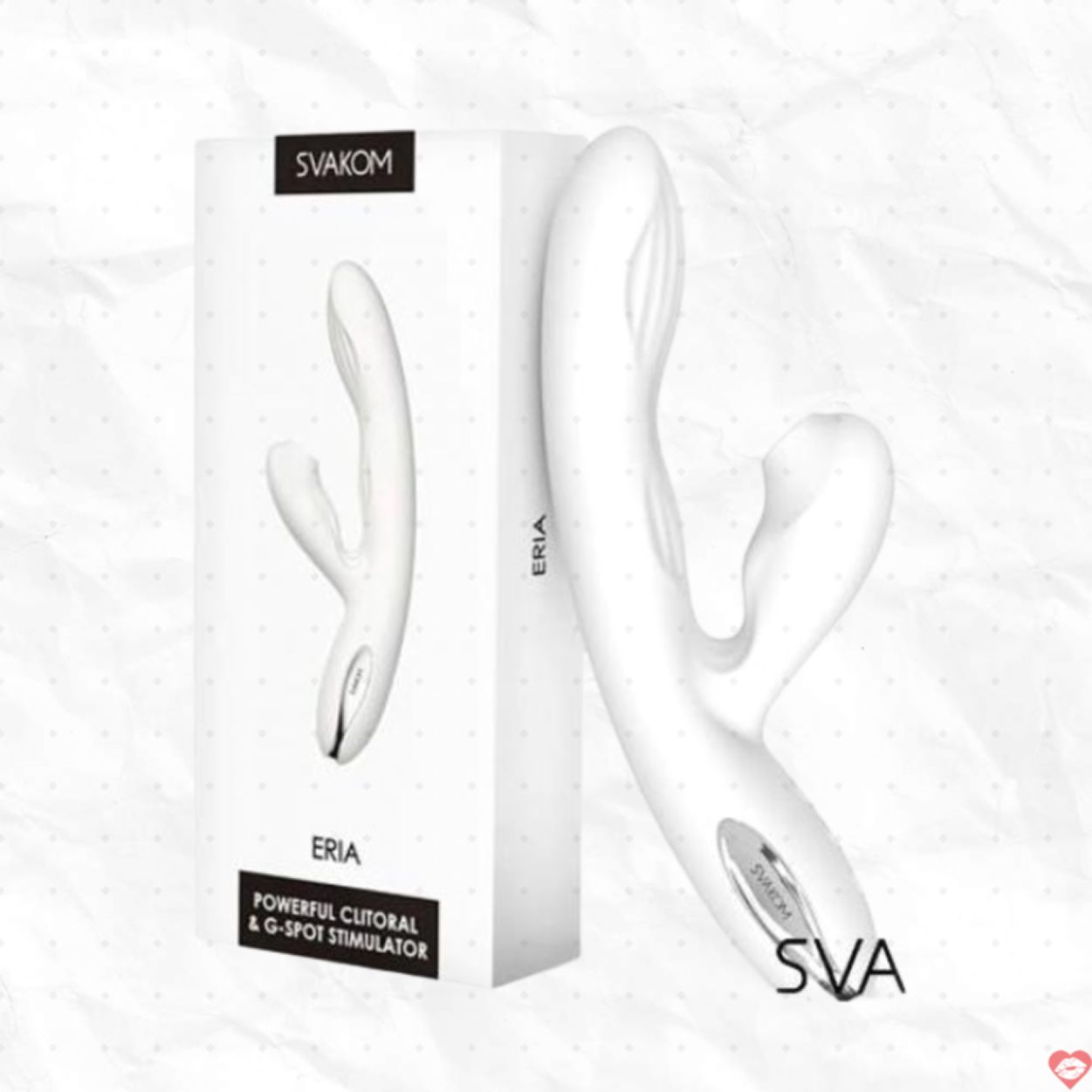 Dương Vật Giả Svakom Eria Rung Mút Sưởi Ấm Kích Thích Cực Mạnh 