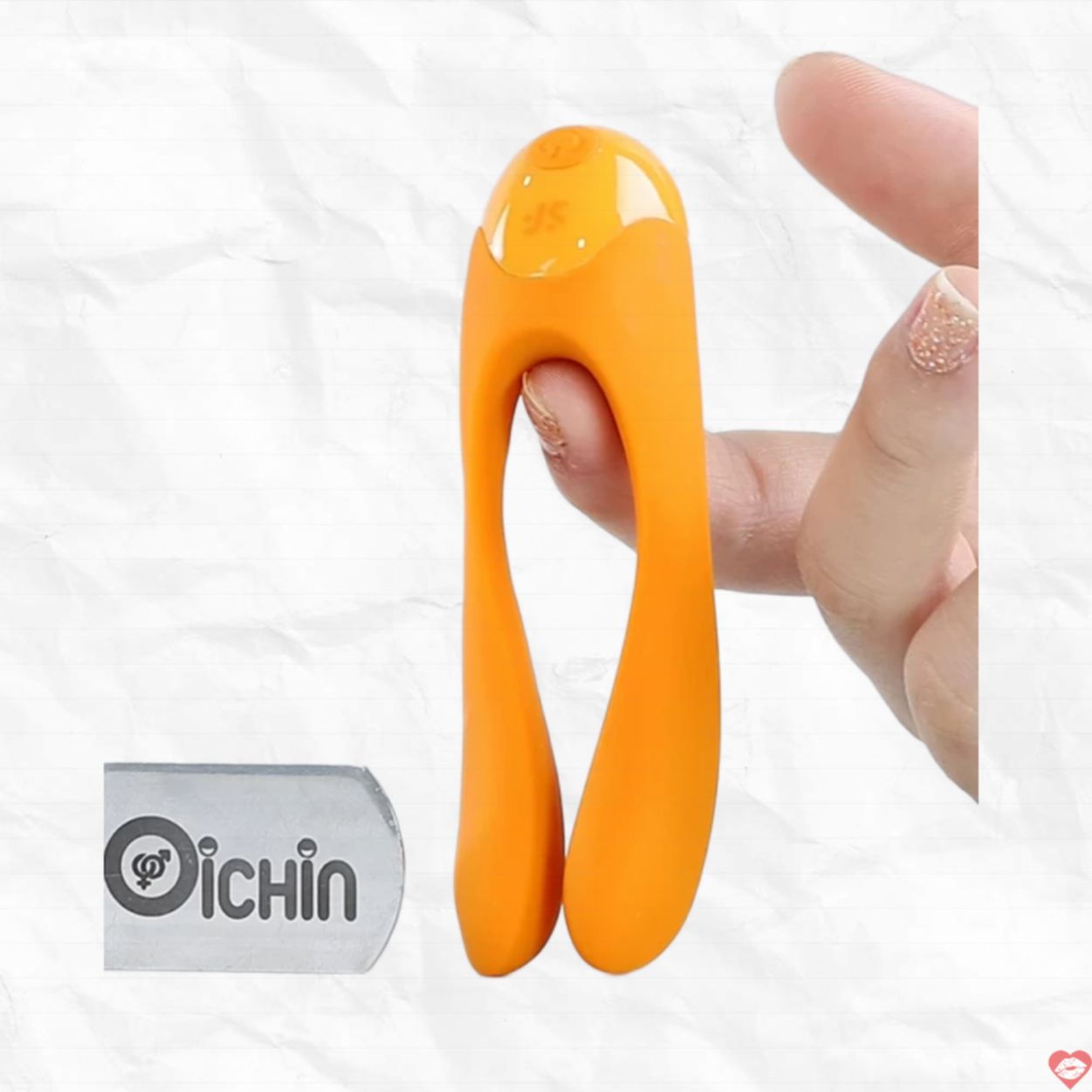 Satisfyer Candy Cane máy rung ngón tay kích thích nhũ hoa cô bé cao cấp 