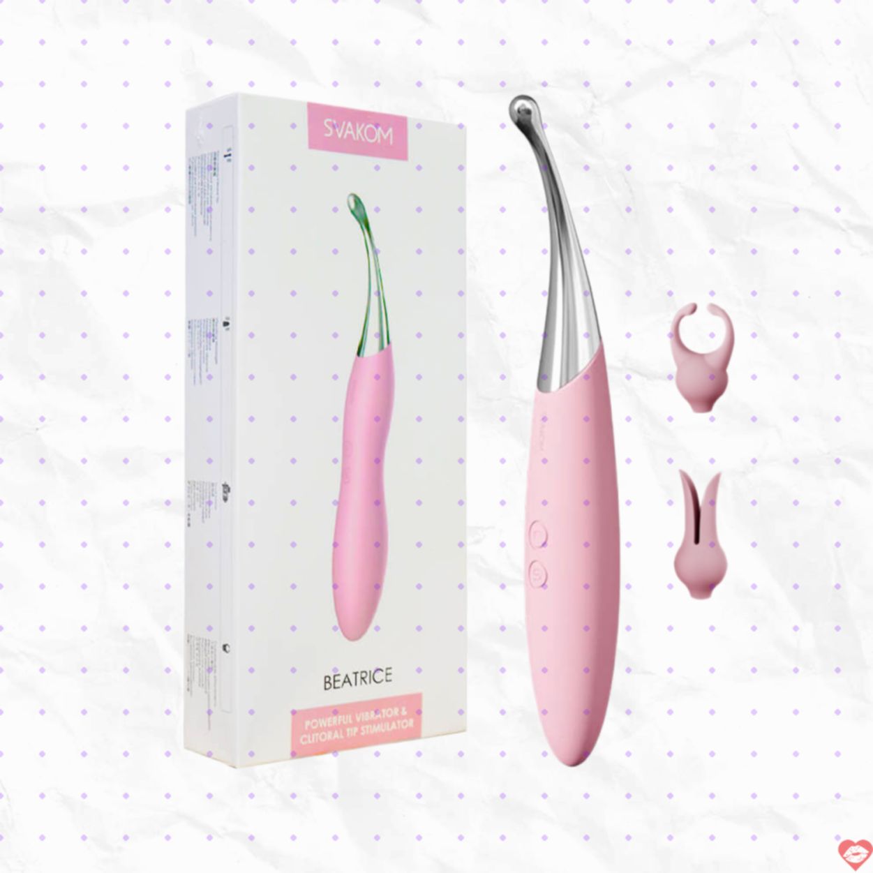 Sỉ Máy massage Svakom Beatrice 2 đầu rung kích thích điểm G hàng mới về 