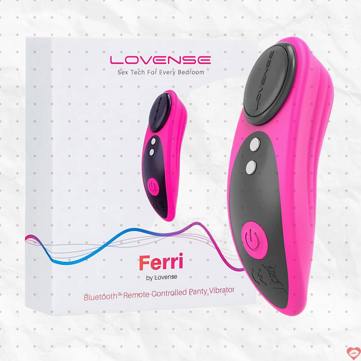 Lovense Ferri máy rung gắn quần lót điều khiển app kích thích điểm G 