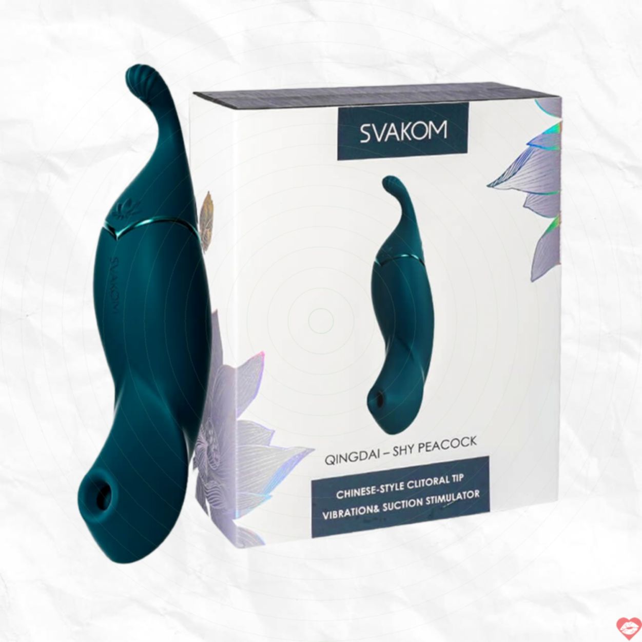 Máy massage Svakom Qingdai điểm G rung hút 2 đầu cao cấp kích thích 