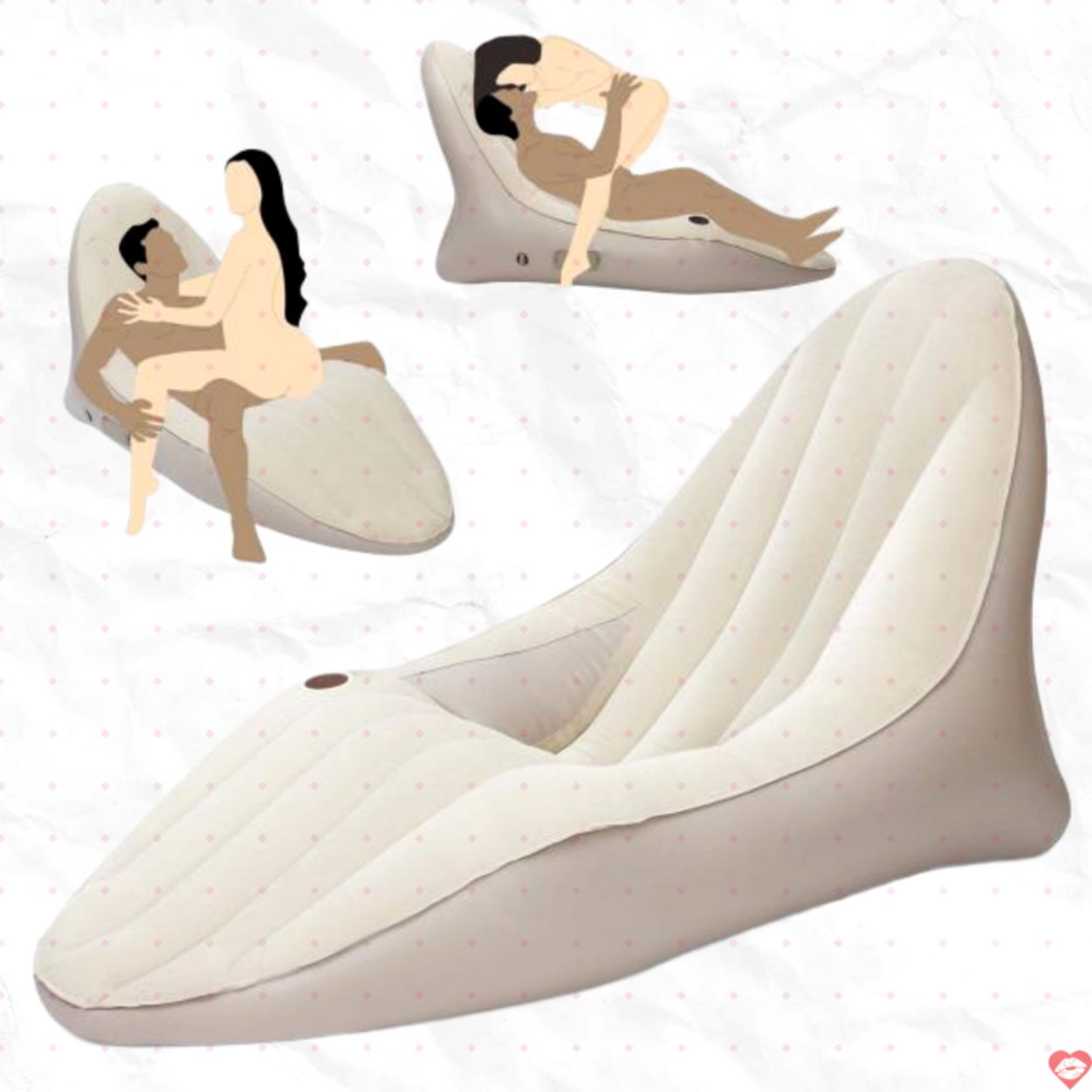 Ghế Sofa Bơm Hơi Tình Yêu Cao Cấp Hỗ Trợ G-Spot Siêu Thoải Mái 