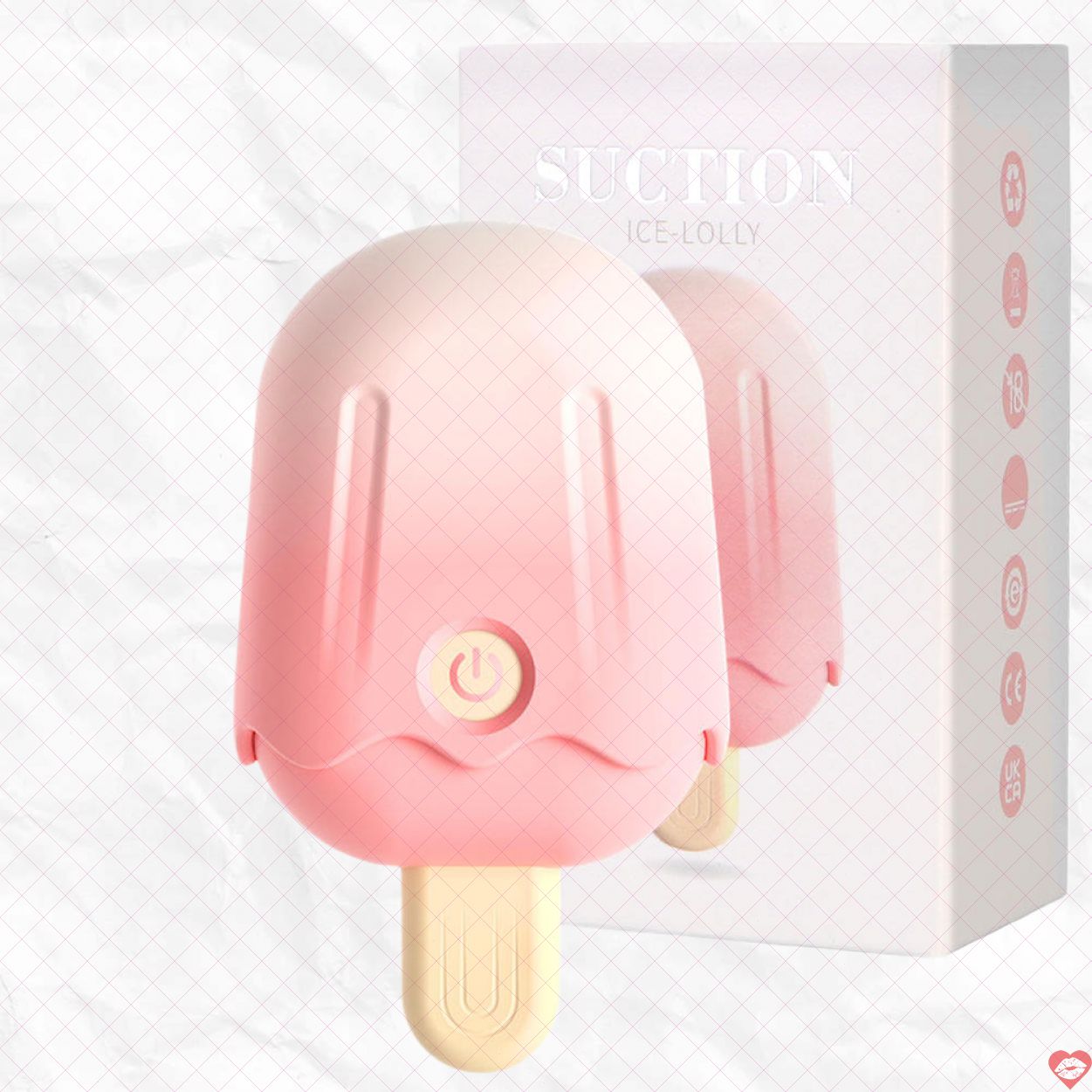 Trứng rung hút mini Suction Ice Lolly que kem massage điểm G kích thích 