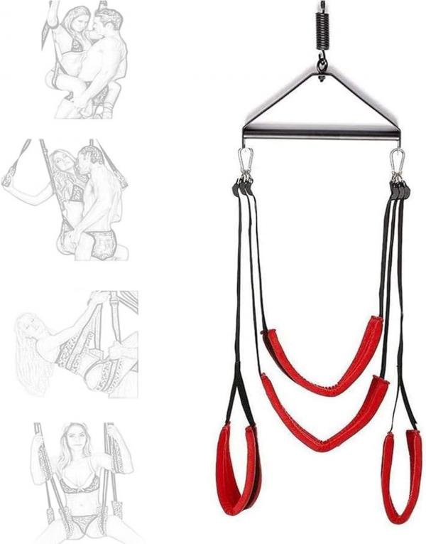 Ghế đu treo hỗ trợ các tư thế quan hệ độc đáo