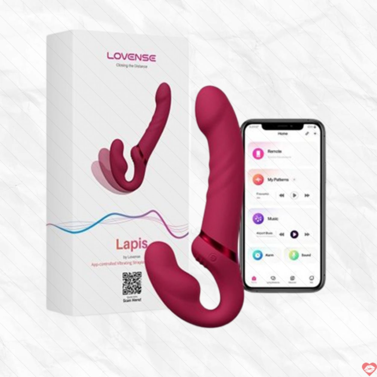 Dương Vật Giả 2 Đầu Lovense Lapis Siêu Rung Kích Thích Đỉnh Cao 