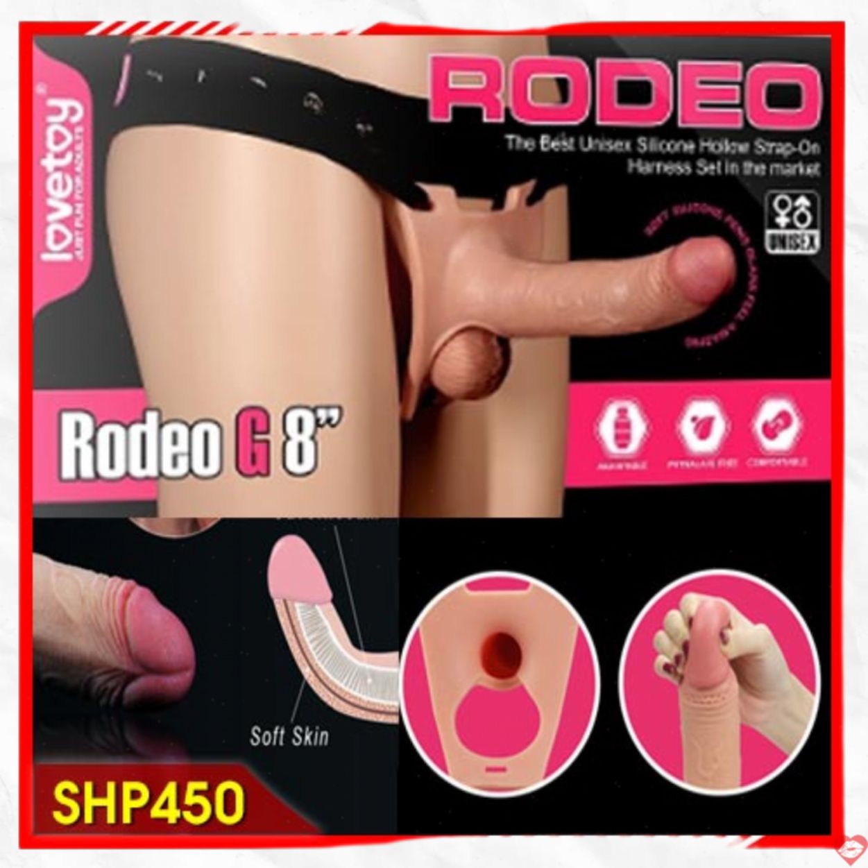 Dương Vật Giả Dây Đeo Giống Như Thật RODEO G8 Phiên Bản Mới
 