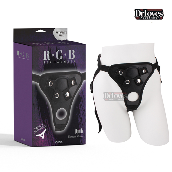 Đai Đeo Dương Vật RGB Double Extensions Harness