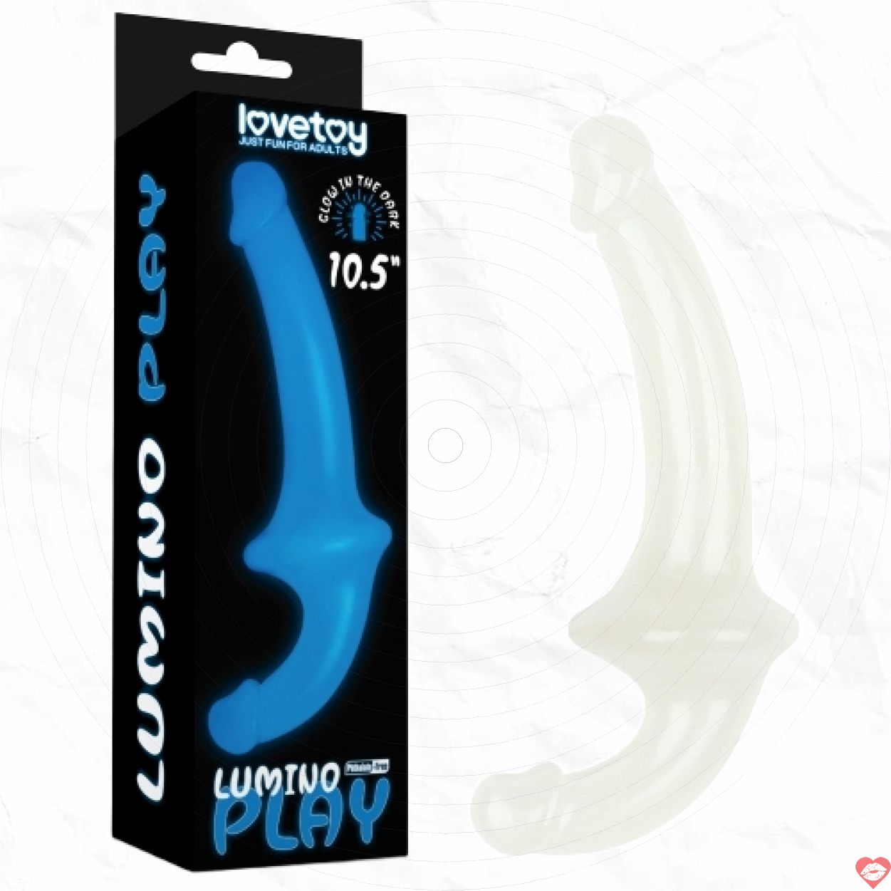 Dương vật Lumino 2 đầu trong suốt Lovetoy kích thích cực mạnh 