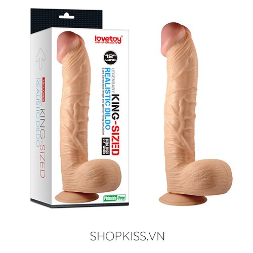 Dương vật giả gắn tường King Sized Lovetoy  – Siêu to khủng