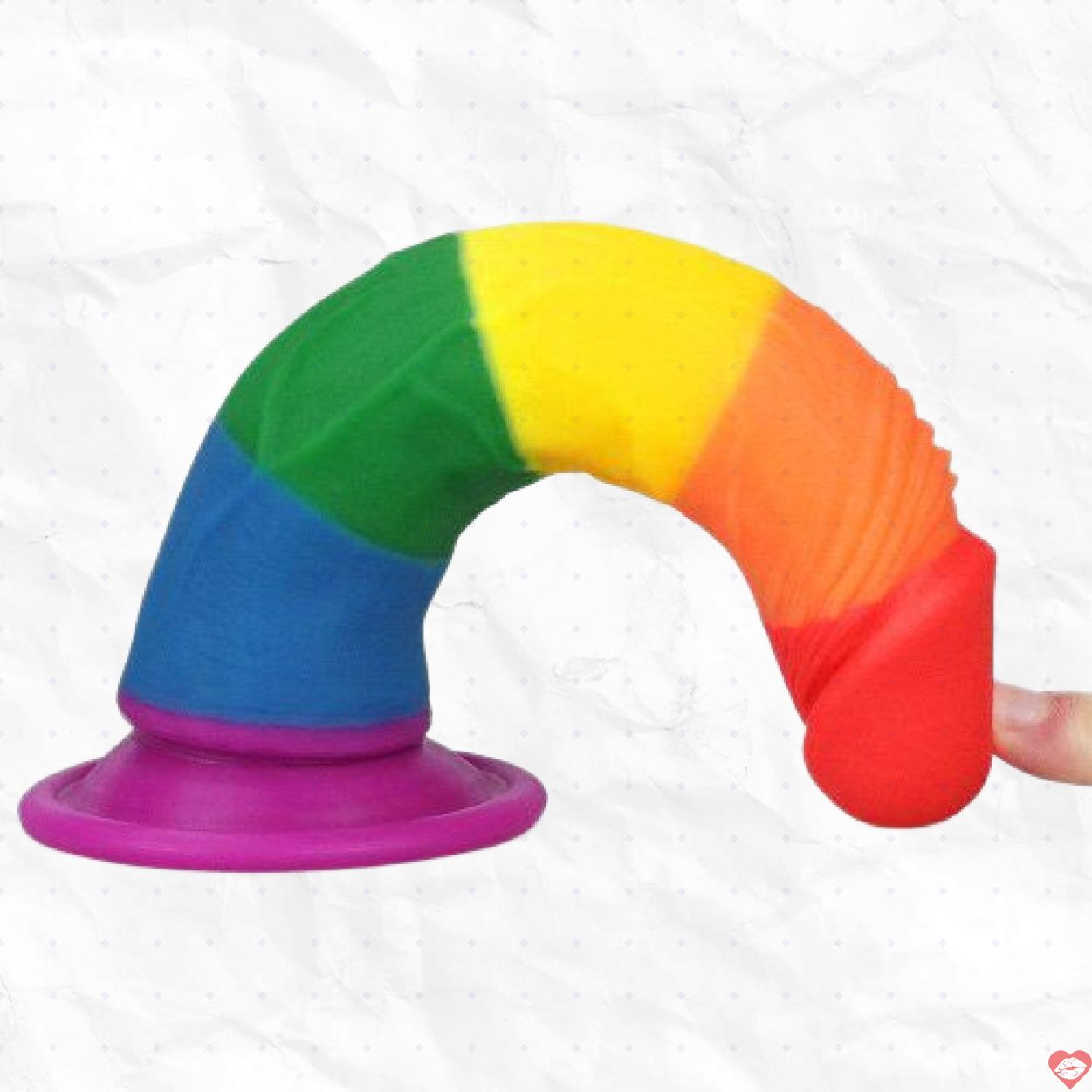 Dương vật giả gắn tường đa sắc LoveToy Prider 7 inch đỉnh cao 
