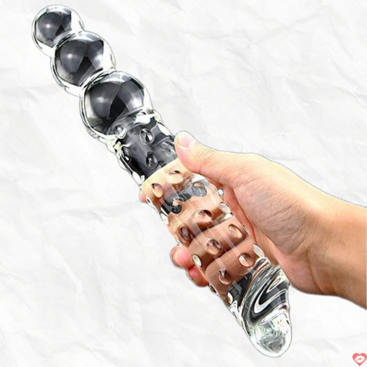Đồ chơi thủy tinh 2 đầu kích thích mạnh mẽ, an toàn 