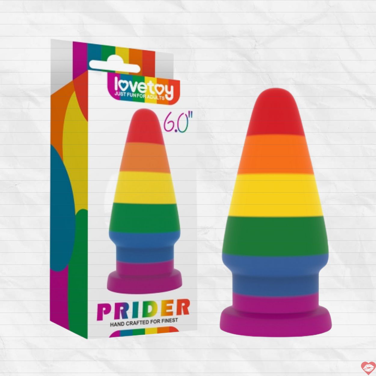 Dương vật giả Lovetoy Prider 6.0 inch dính tường cao cấp 