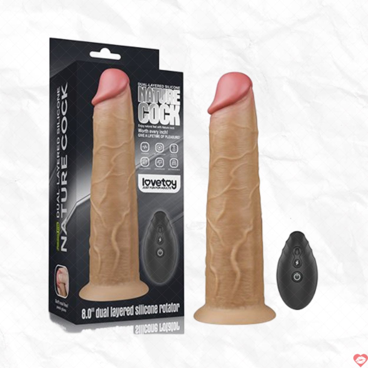 Dương Vật Giả Rung Ngoáy Mạnh Lovetoy Rotator Kích Thích Cực Sướng 