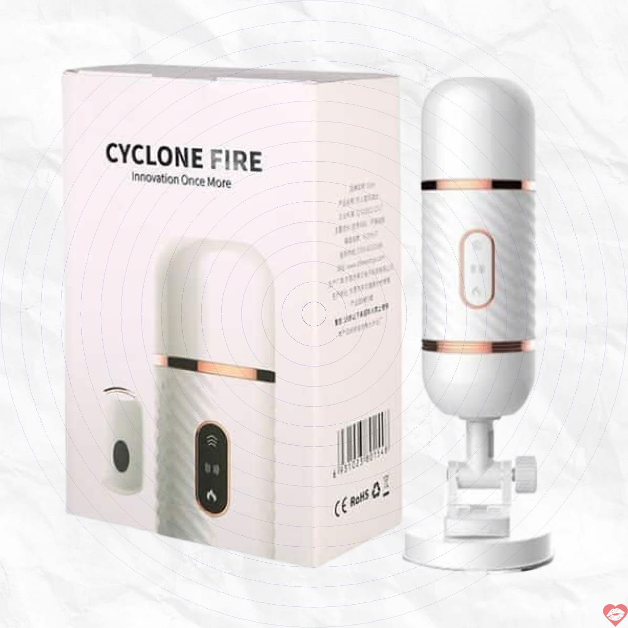 Dương Vật Giả Cyclone Fire Rung Thụt Remote Đa Năng Cực Phê 