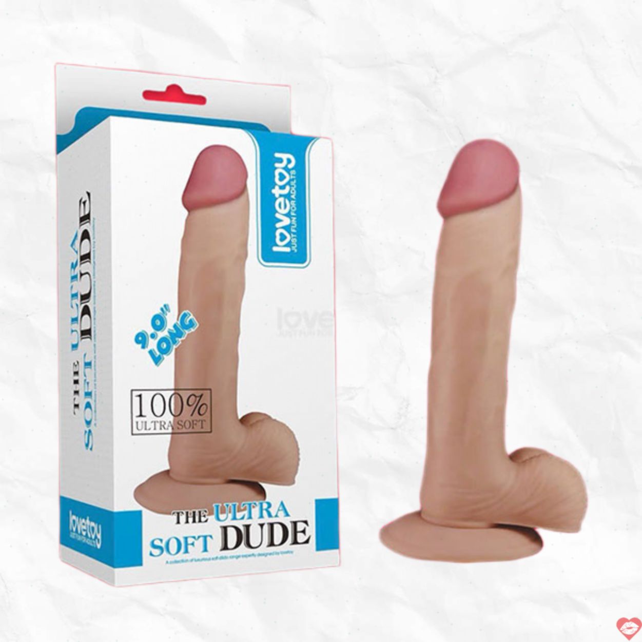 Dương Vật Giả Lovetoy Ultra Soft Dude 9 Inch Siêu Mềm Chính Hãng 