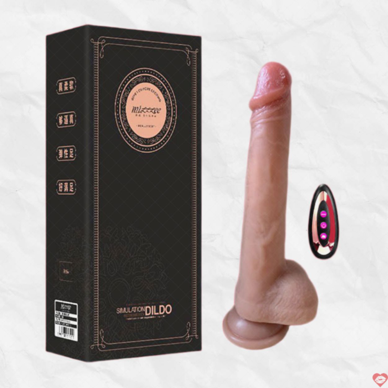 Dương vật rung thụt Mizzzee hít tường điều khiển từ xa siêu phê 