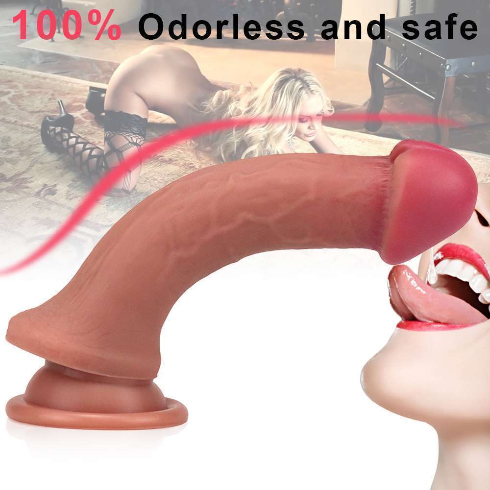 Dương vật giả hít tường siêu mềm size đàn ông Việt