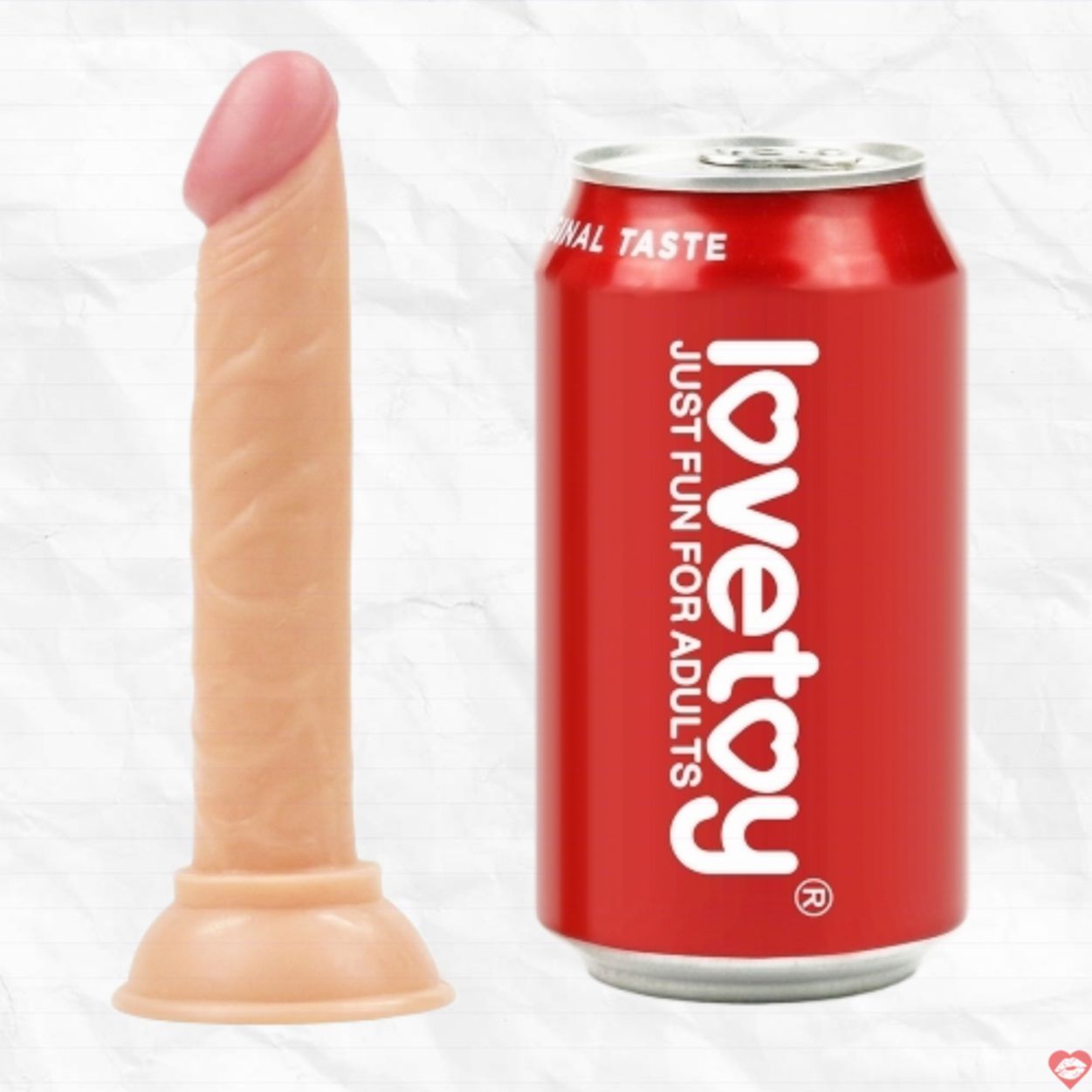 Lovetoy Enduro Blaste 5 siêu thực dán tường dương vật mini 