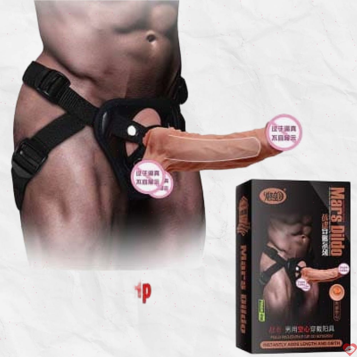 Dương vật đeo rỗng ruột Mars Dildo siêu mềm