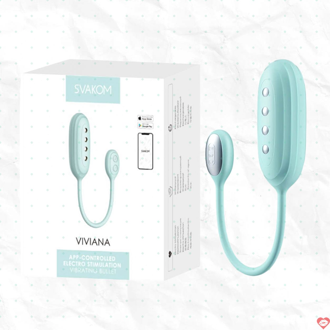 Trứng rung Svakom Viviana cao cấp thoả mãn cảm xúc ngọt ngào 