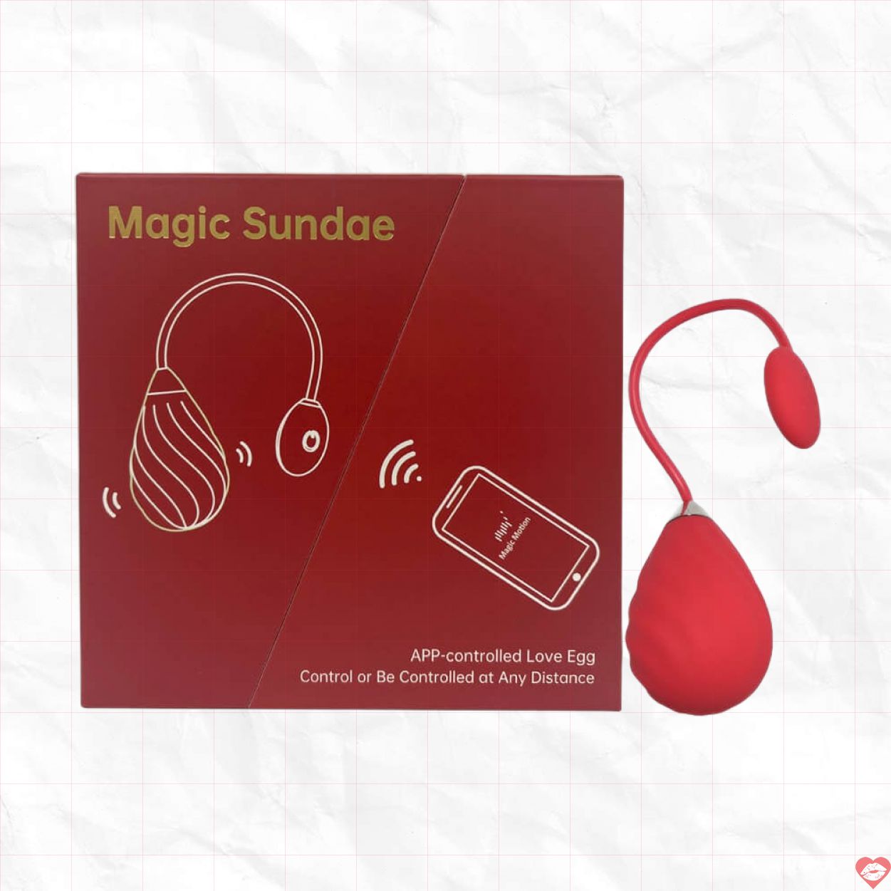 Trứng rung Magic Motion Sundae đa chế độ hút rung cực mạnh 