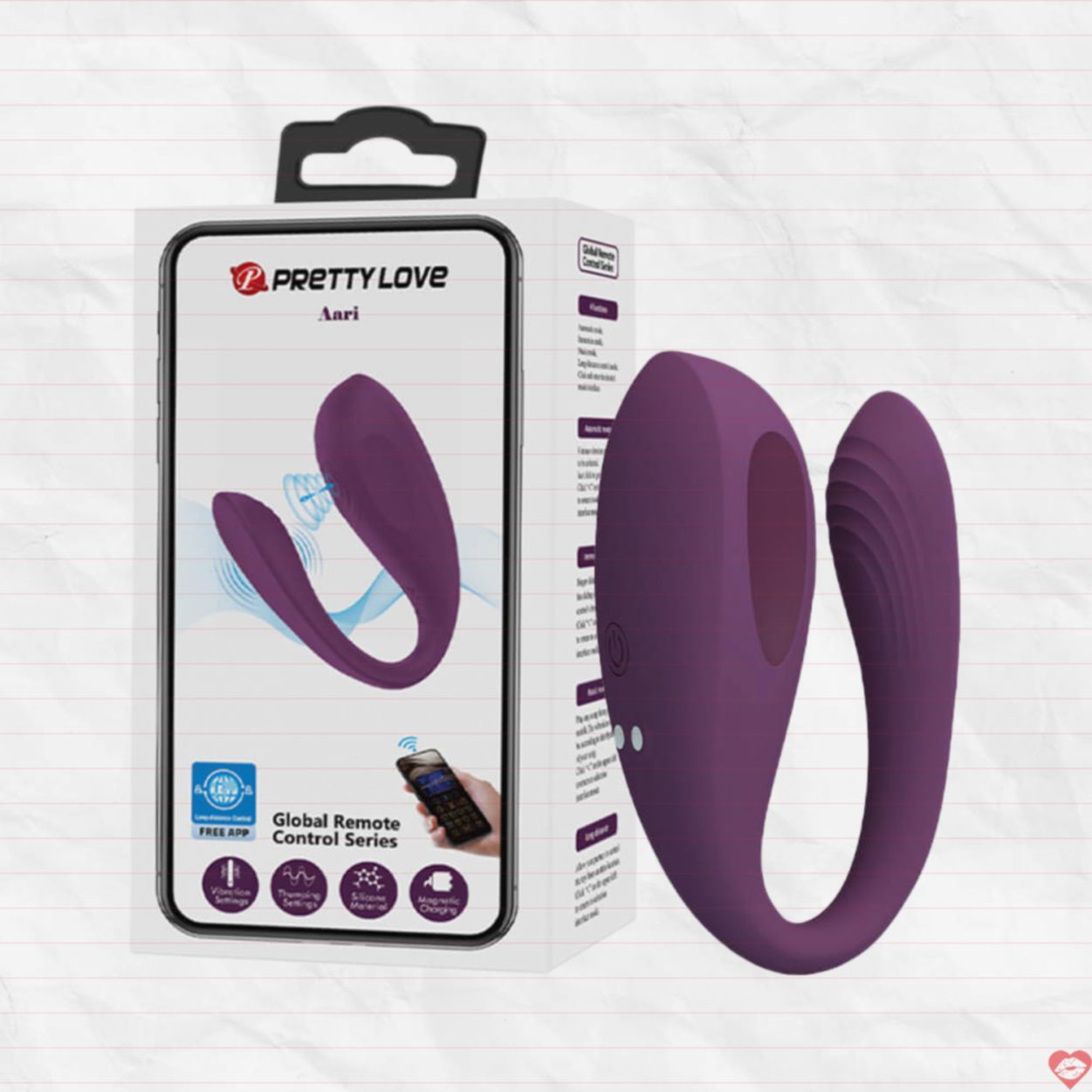 Trứng rung Pretty Love Aari Bluetooth điều khiển smartphone tiện lợi 