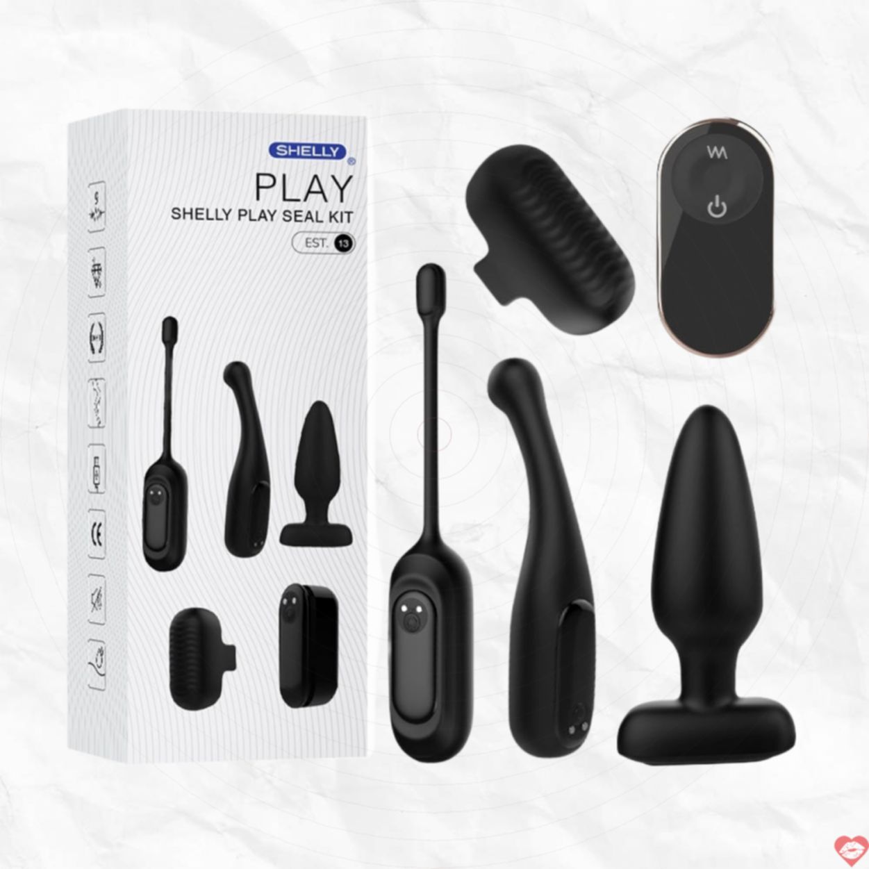 Bộ Dụng Cụ Tình Dục Shelly Play Seal Kit Kích Thích Ham Muốn 