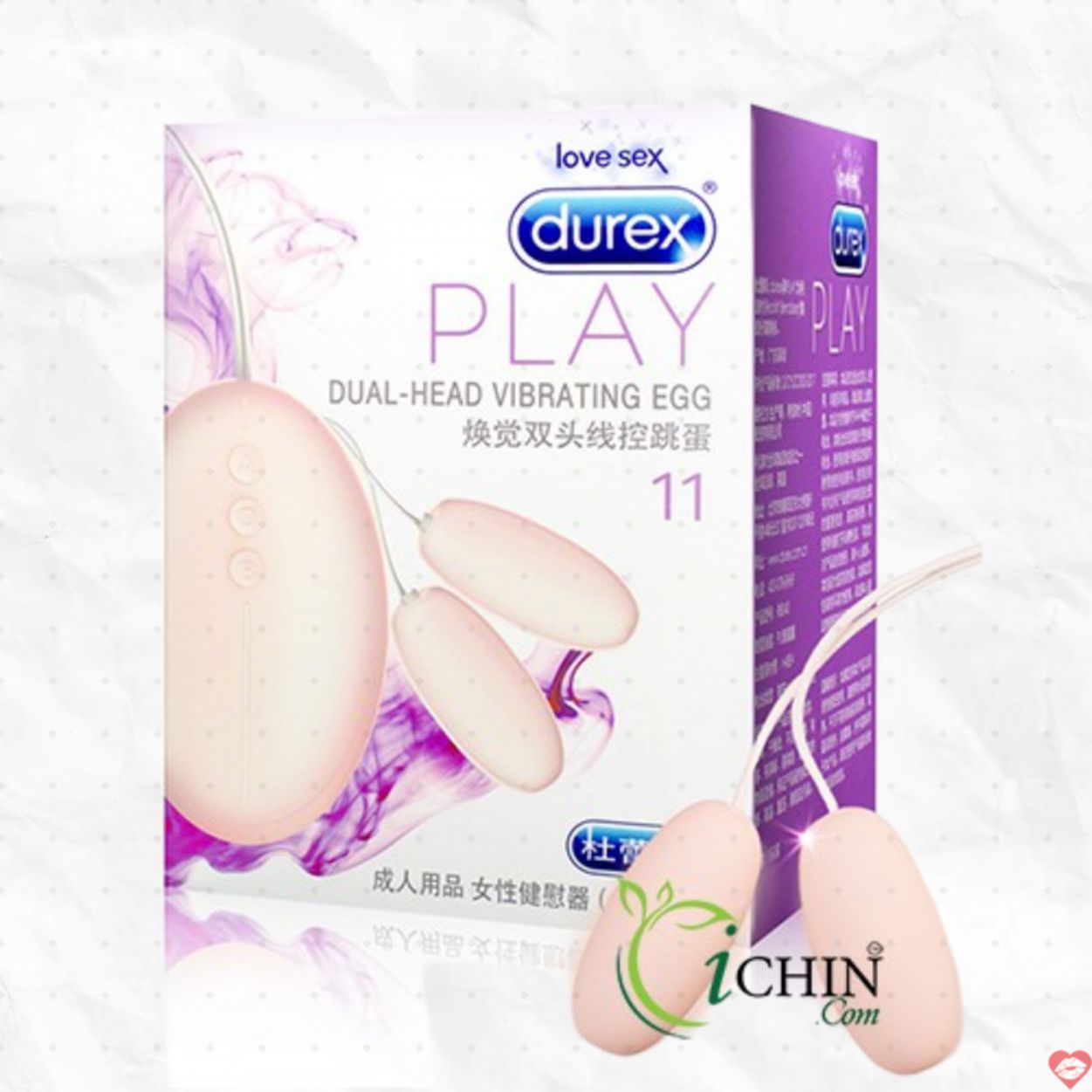 Durex Dual Head 11 Chế Độ Rung Mạnh Kích Thích - Tăng Khoái Cảm 