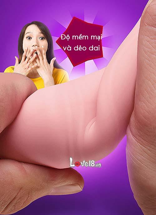 Dương vật mini tai thỏ bỏ trong quần lót điều khiển xa