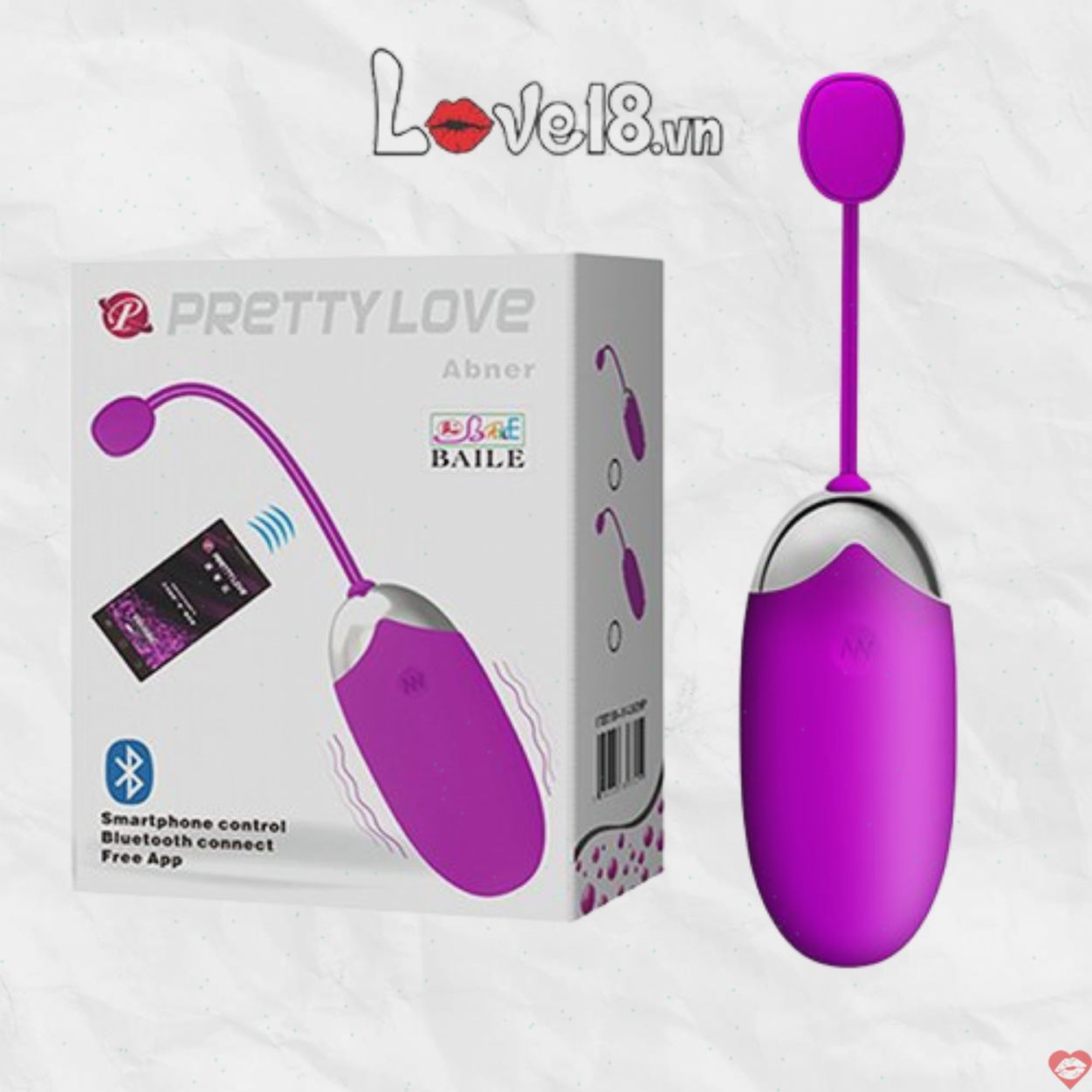 Trứng Rung Bluetooth Pretty Love Abner Kích Thích Tình Yêu 