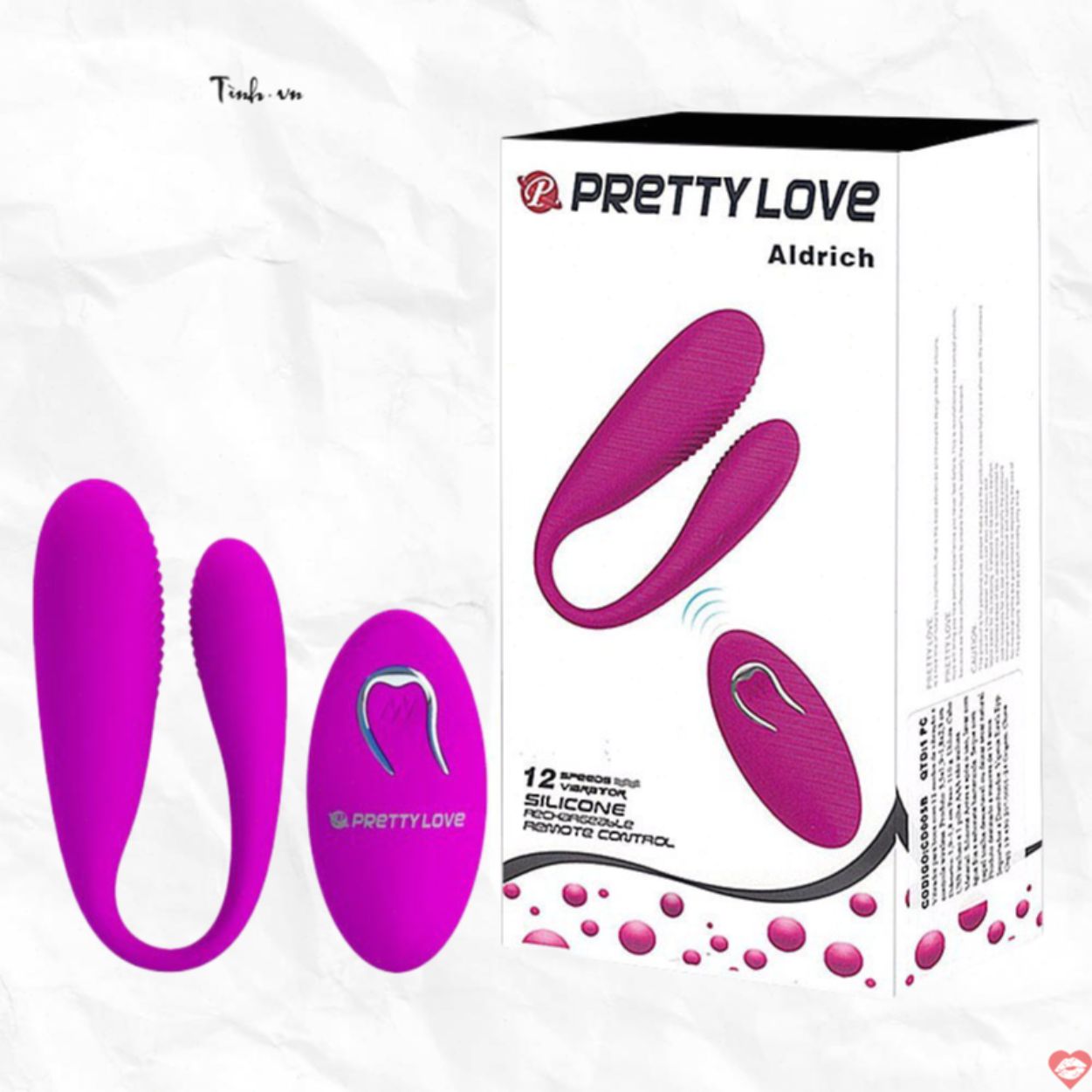 Trứng rung Pretty Love Aldrich kích thích điểm G mạnh mẽ 