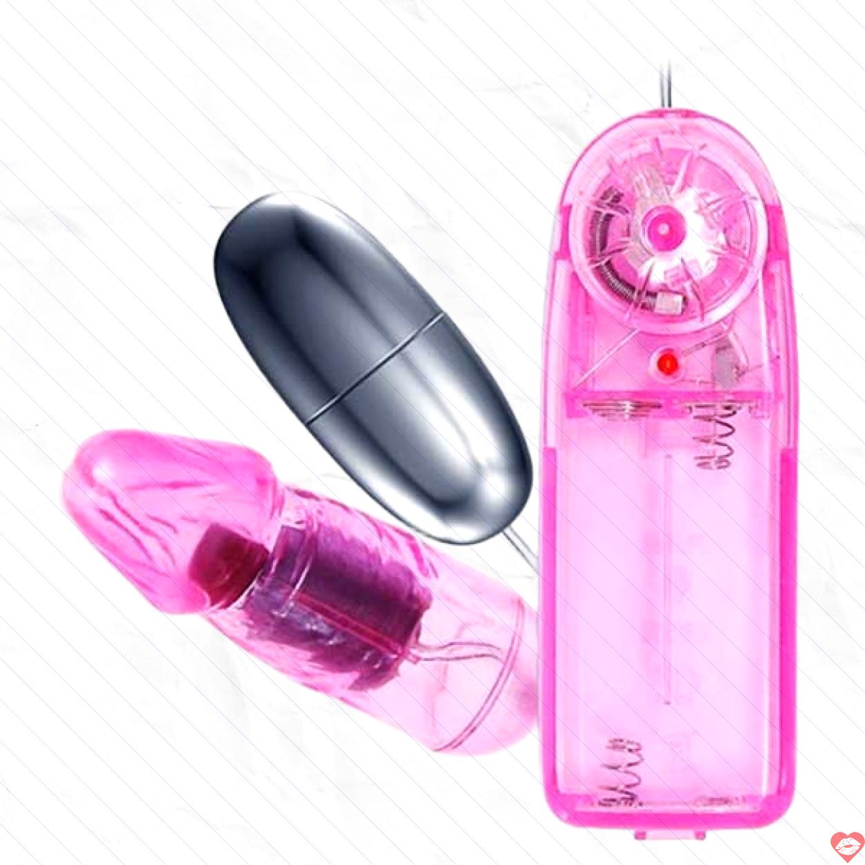 Trứng rung inox 2 đầu Baile chất lượng cao kích thích cực đỉnh 